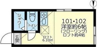 ユナイト鶴見メトロポリターナの杜の物件間取画像